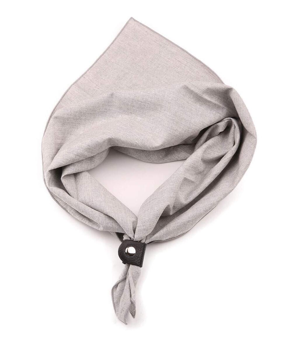 8402 Cotton Neckerchief , 24''× 24'' Muntifunctional Solid-Colored Scarf